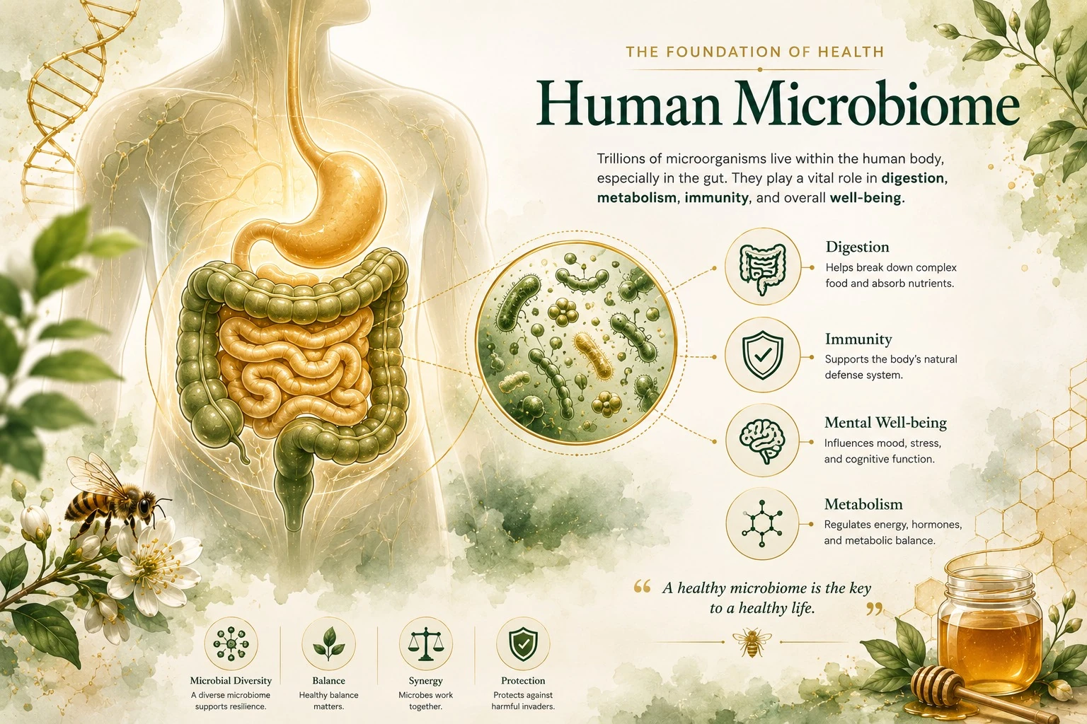 Human microbiome research