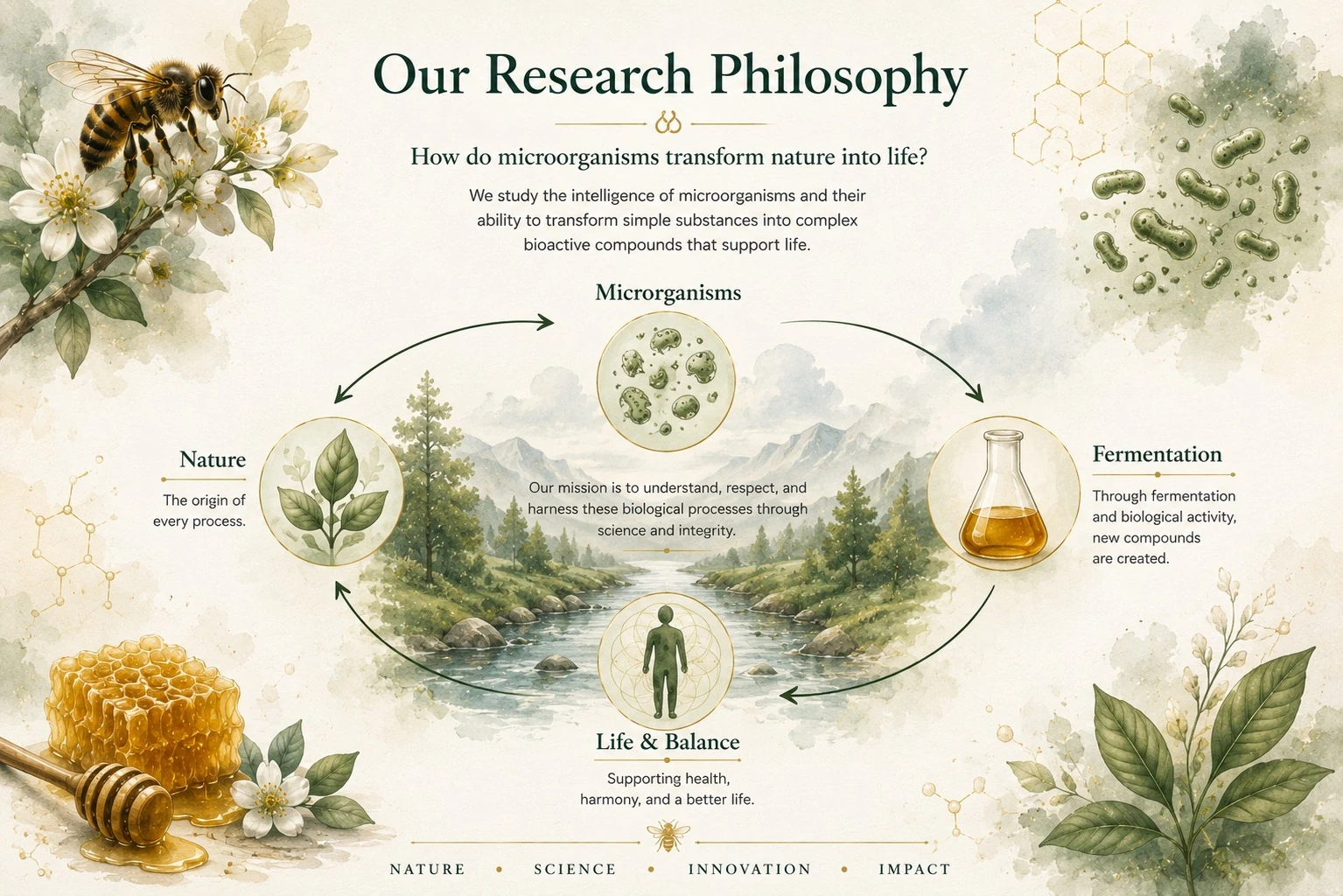 MICROBA research philosophy inspired by natural ecosystems