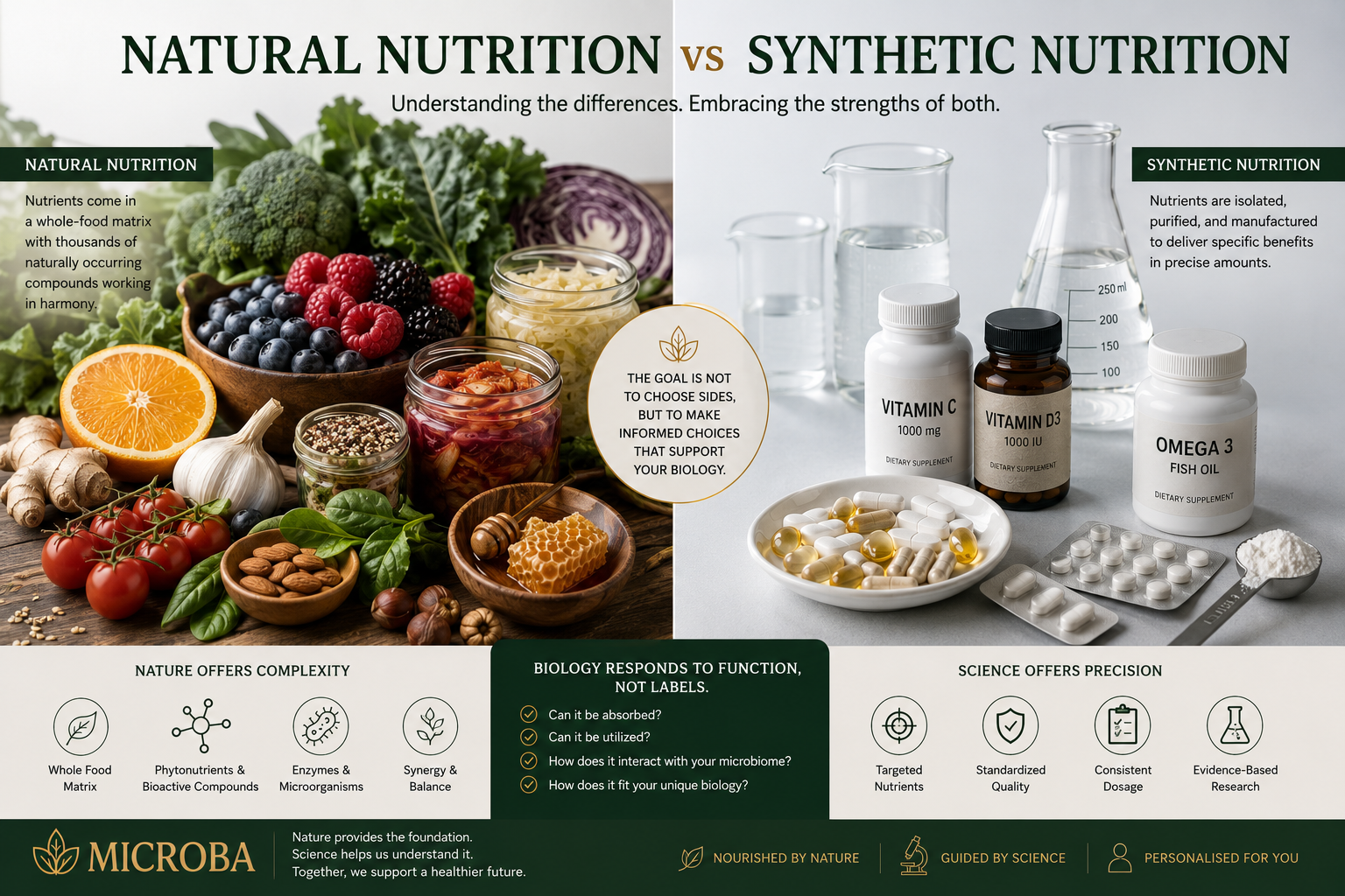 Natural Nutrition vs Synthetic Nutrition