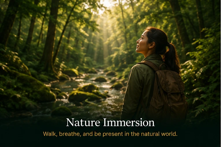 Immersive encounter with nature