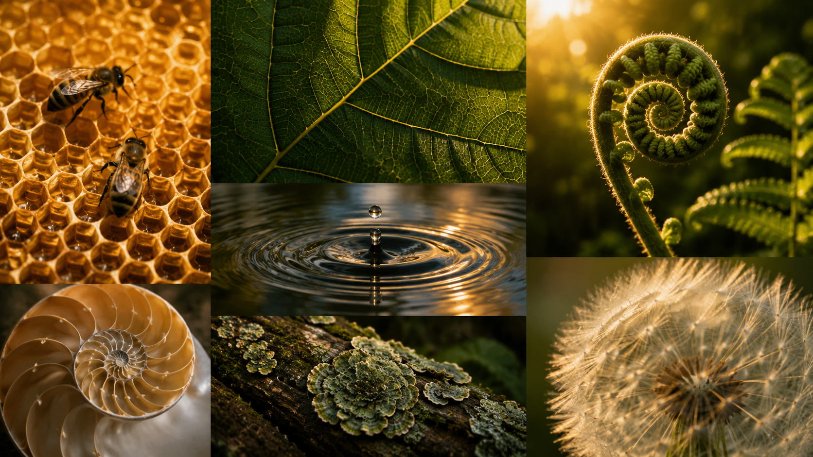 Natural patterns revealing relationships