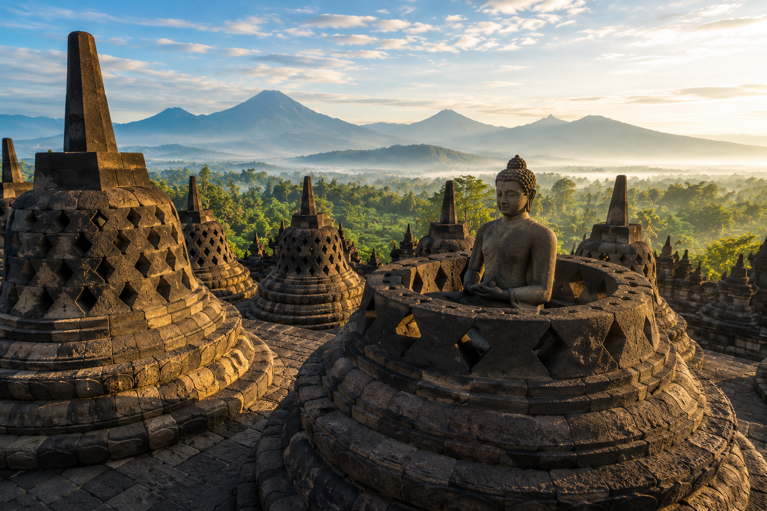Borobudur landscape