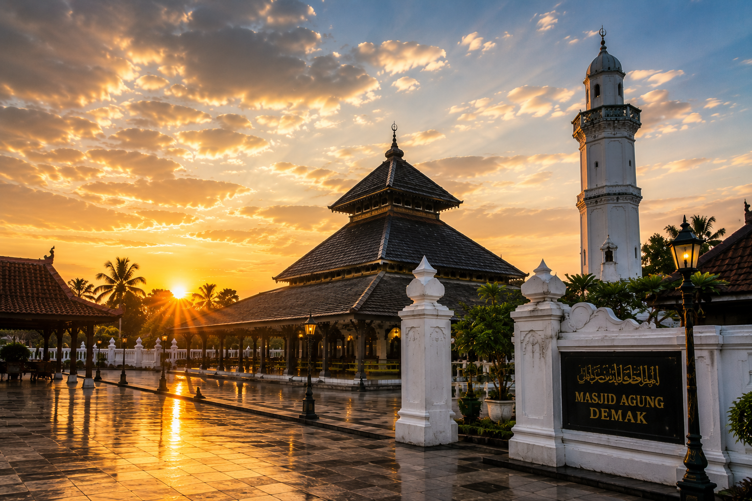 Interior of Masjid Agung Demak