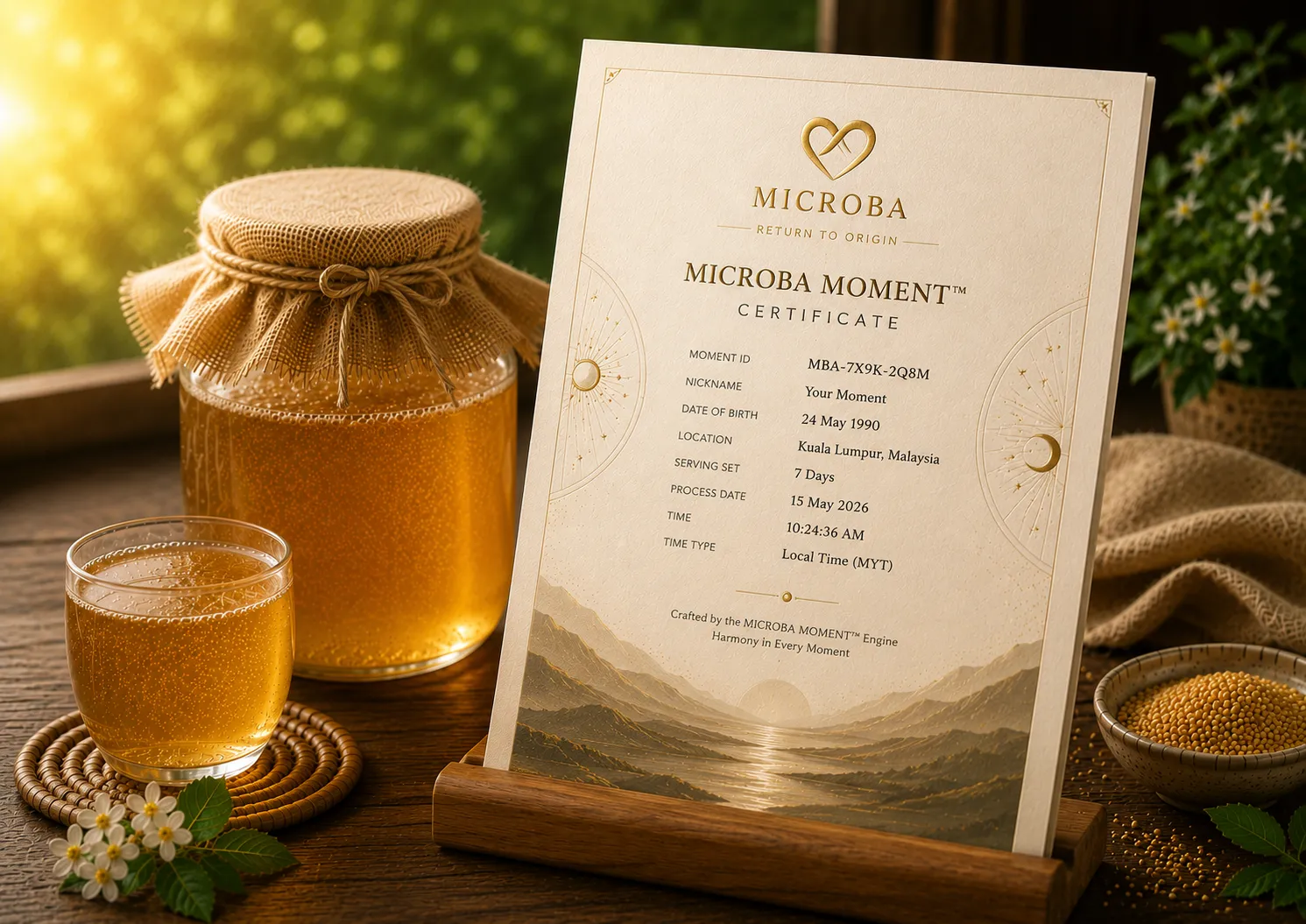 MICROBA Moment certificate