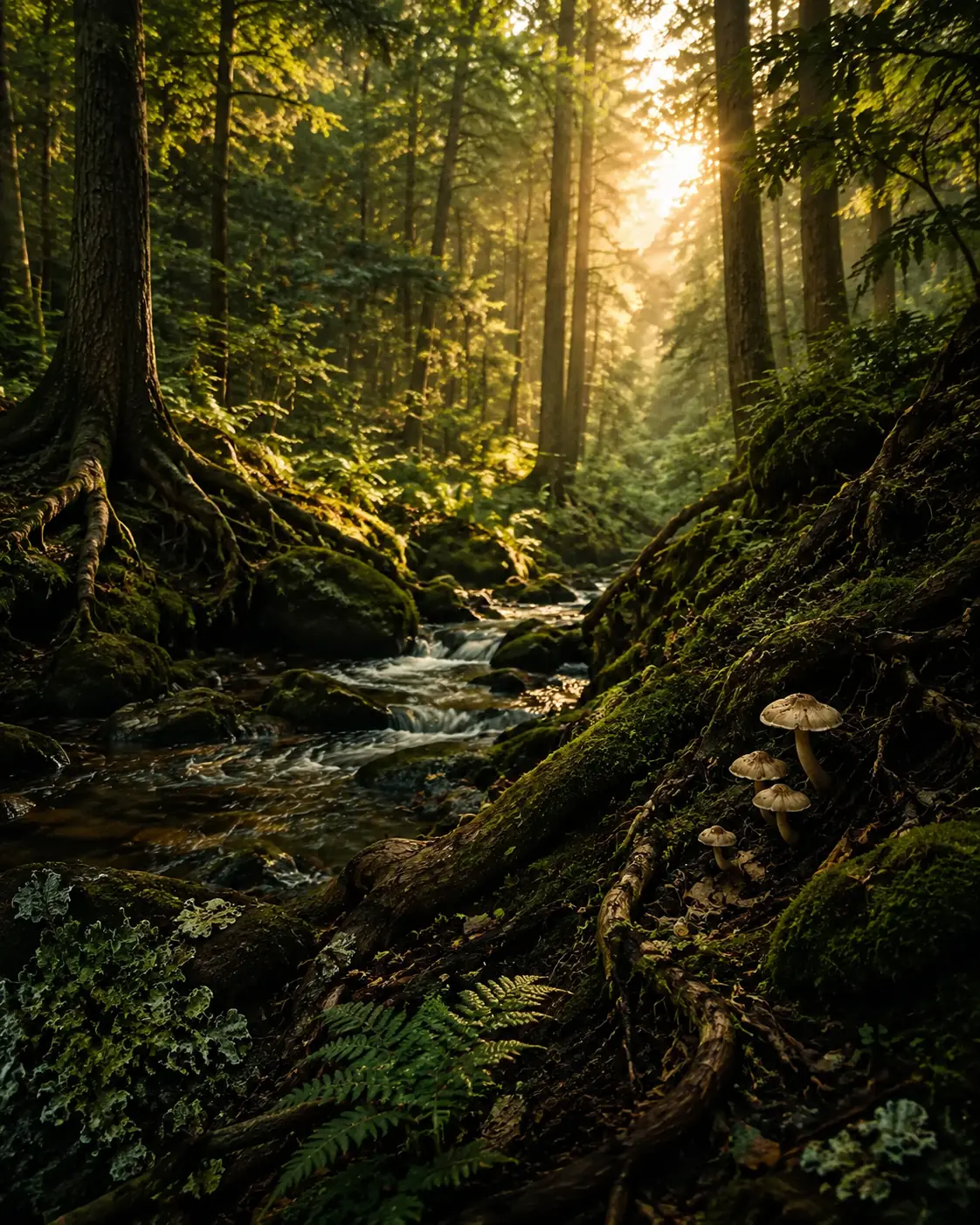 A forest research landscape observed through a scientific lens